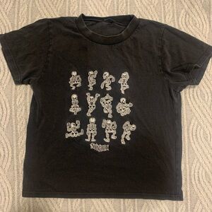 Brandy Melville John Galt Skeleton Baby Tee